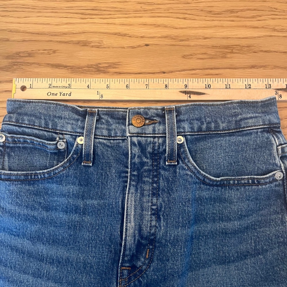 Madewell Cropped Balloon Jeans Grandle Wash High Rise Denim‎ Blue Size 25 - Picture 14 of 14